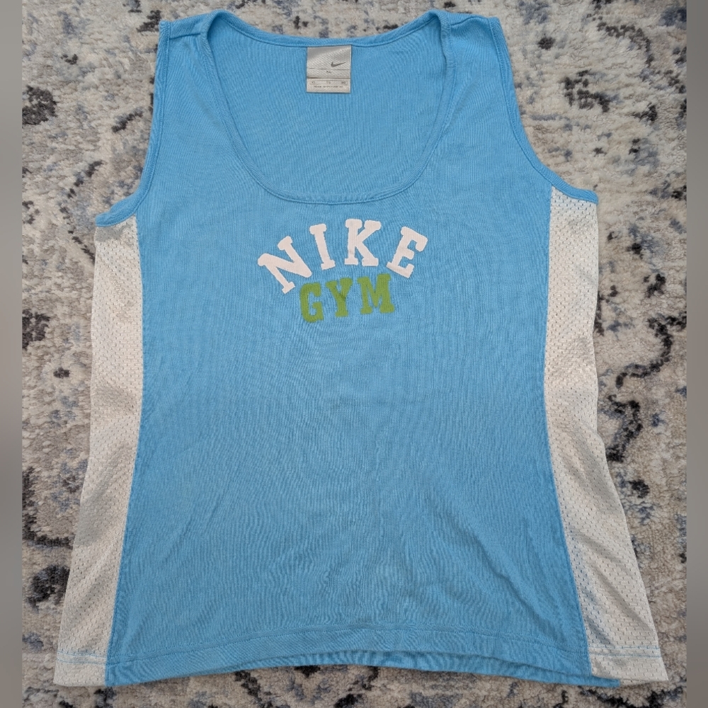 Nike Gym Blue Tank Top Youth's XL